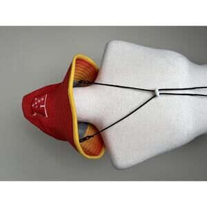 NFL AFC Pro Bowl New Era Bucket Hat Red Yellow Adjustable Chin Strap One Size